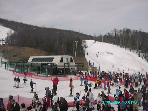 The Pennsylvania resort had been running the snowguns at full force for several nights.