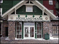 Highland House is Snowshoe's newest development, including restaurants and lodging.