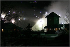 Liberty Mountain Resort  has been making snow all day and all night. The resort plans  to reopen this weekend.