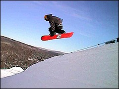 Snowshoe opened its 450-foot long halfpipe Sunday,  nearly a month earlier than ever before.