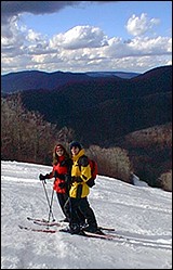 Scott and his sister, Tamara, enjoy an afternoon on Cupp Run and Shay's Revenge.