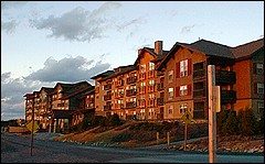 The brand-new Rimfire Lodge offers lodging, shops, dining, and a taste of the renaissance underway since Intrawest's purchase of Snowshoe.