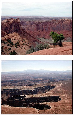 Although geographically close to Arches National  Park, Canyonlands National Park offers a distinctly different experience.