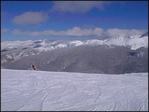 Parsenn Bowl frames the Continental Divide.