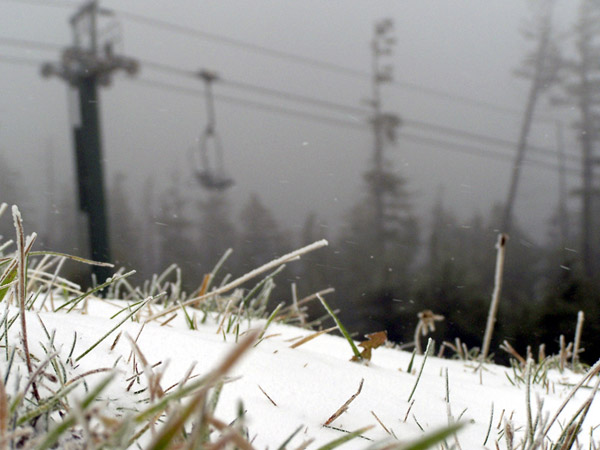The temperature at the West Virginia Resort dipped down to 17 degrees.  Snowshoe hopes to begin snowmaking by the second week of November.