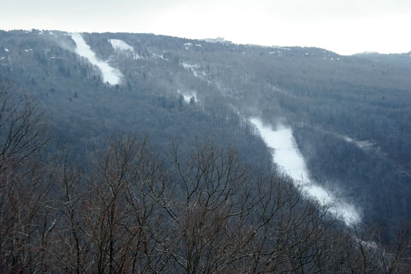 This photo was taken on December 31, just prior to a winter storm that should leave Snowshoe with up to a foot of fresh powder.