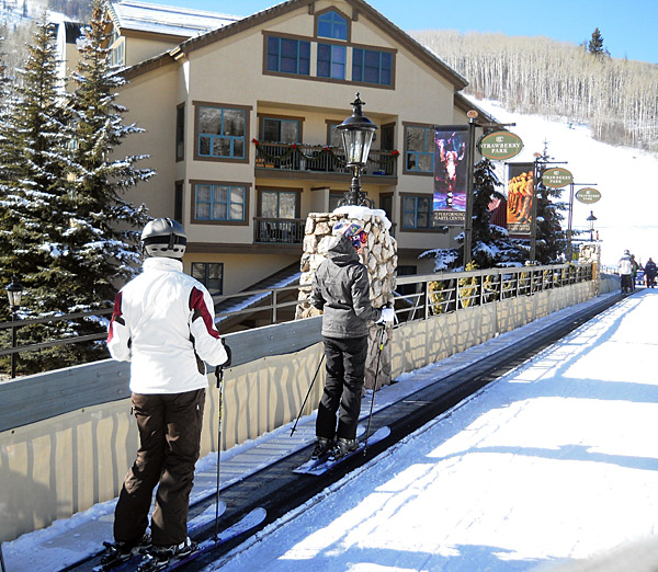 Lovely spring skiing at Colorado's sunny Beaver Creek Resort