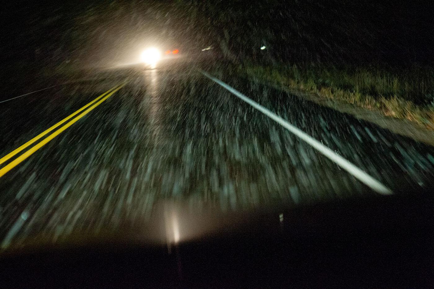 Skiing means occasionally braving treacherous, snowy roads. Skiing means occasionally braving treacherous, snowy roads.