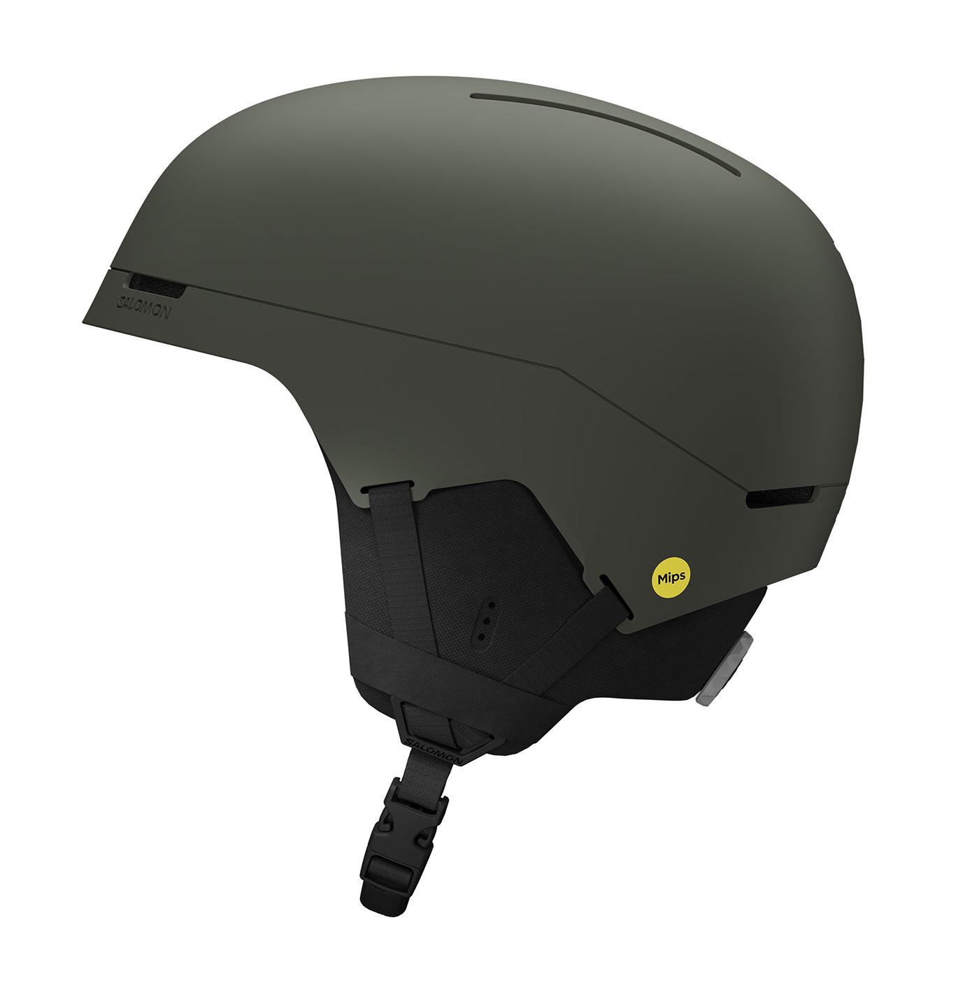 Salomon’s Brigade Index MIPS helmet combines rotational-impact protection with a design that emphasizes recyclability at the end of the helmet’s useful life. Salomon’s Brigade Index MIPS helmet combines rotational-impact protection with a design that emphasizes recyclability at the end of the helmet’s useful life.