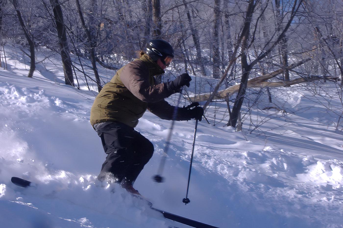 DCSki Forum member Laurel Hill Crazie skies some fresh powder at Blue Knob in February, 2010. DCSki Forum member Laurel Hill Crazie skies some fresh powder at Blue Knob in February, 2010.