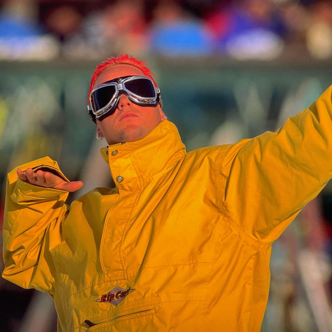 Champion mogul skier Brad Holmes helped shape the emergence of modern freeskiing. Champion mogul skier Brad Holmes helped shape the emergence of modern freeskiing.